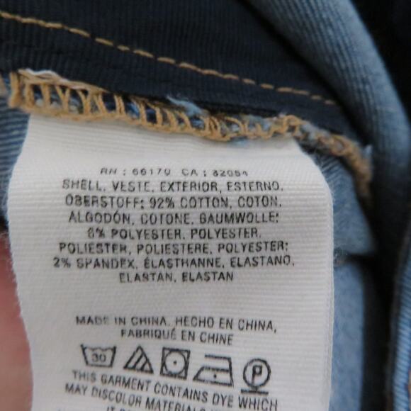 Anthropologie Pilcro and the Letterpress Womens Sz 28 Blue Cropped Bootcut Jeans - Picture 9 of 9